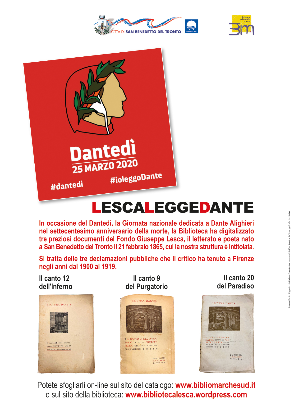 Dantedì / Dantedi Und Ioleggodante Erste Ausgabe Dantedi Vollstandig Virtuell